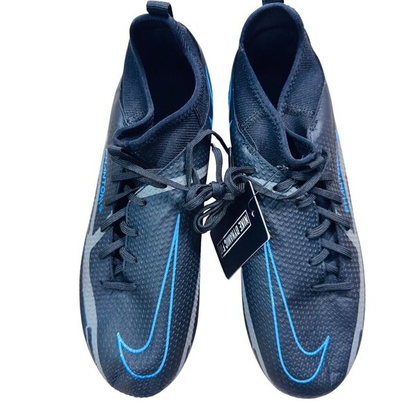 NWT Nike Phantom GX Academy Soccer Cleats Black & Blue Mens Size 9 EU 42.5 main image 4